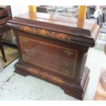 MUEBLES FOMENTO COMMODE, rosewood and mahogany,