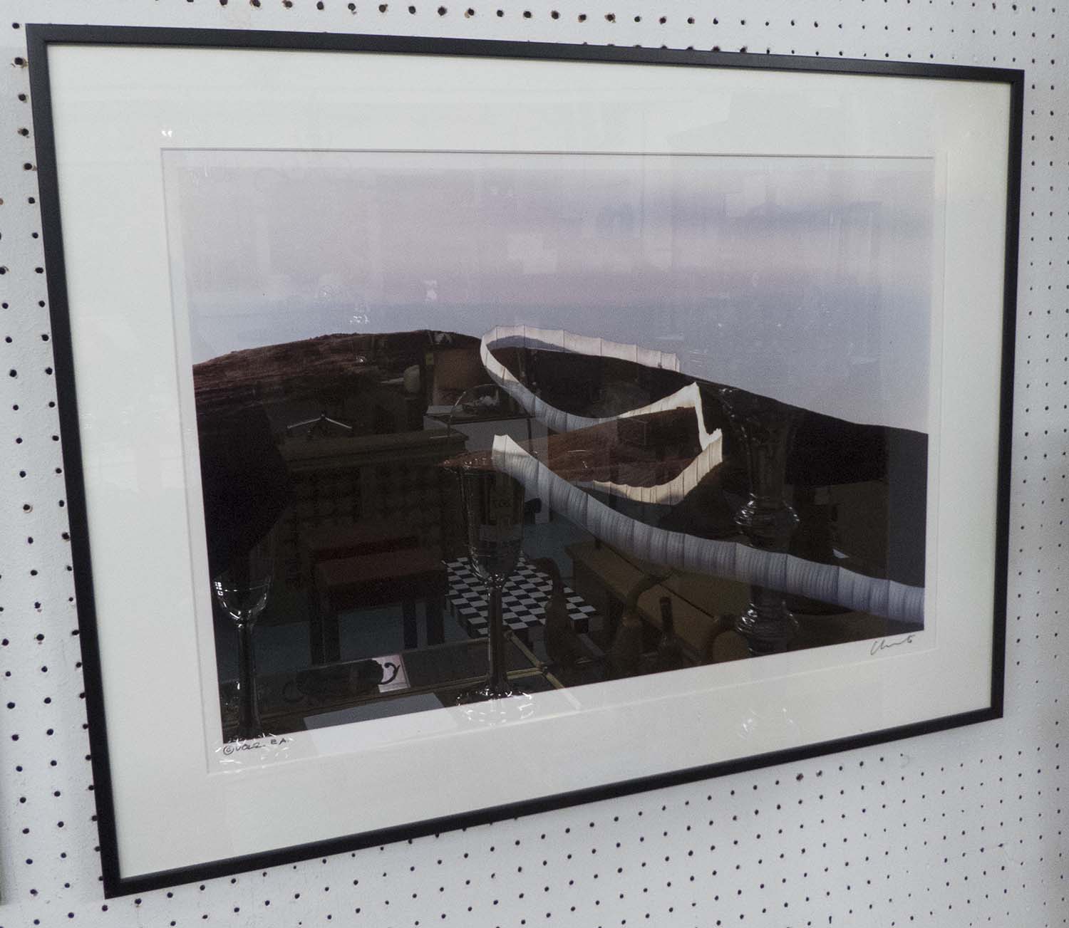 CHRISTO AND JEANNE CLAUDE 'Running fence', dye transfer, E.A.