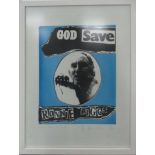 JAMIE REED 'God save Ronnie Biggs', screenprint, signed titled and numbered in pencil, 76cm x 57cm,