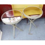 OCCASIONAL TABLES, a pair,