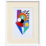 SONIA DELAUNAY 'Fashion pochoir XX', printed by Jacomet, 1969, limited edition 650.