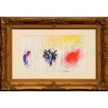 MARC CHAGALL 'The Red Cockrel', original lithograph 1957, printed by Mourlot Freres,