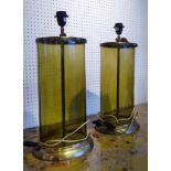 TABLE LAMPS, a pair,