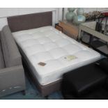 SHIRE BED COMPANY BED, of slight proportions, with pocket Shire Windsor mattress.