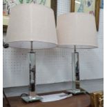 LAURA ASHLEY TABLE LAMPS, a pair,