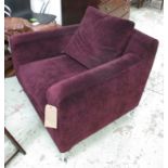 B&B ITALIA ARMCHAIR 'HARRY', 82cm W X 76cm D.