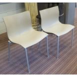 DRIADE CAMELEON CHAIRS, a pair, by Philippe Starck.