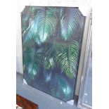 21ST CENTURY PHOTOGRAPH OF TROPICAL FERNS, in a black frame, 142cm x 107cm.