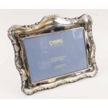 SILVER EASEL PHOTOGRAPH FRAME, photograph size 13cm x 18cm, by Carrs, new and boxed.