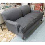 GEORGE SMITH SIGNATURE COLLECTION SOFA, charcoal finish, 180cm x 100cm x 80cm approx.