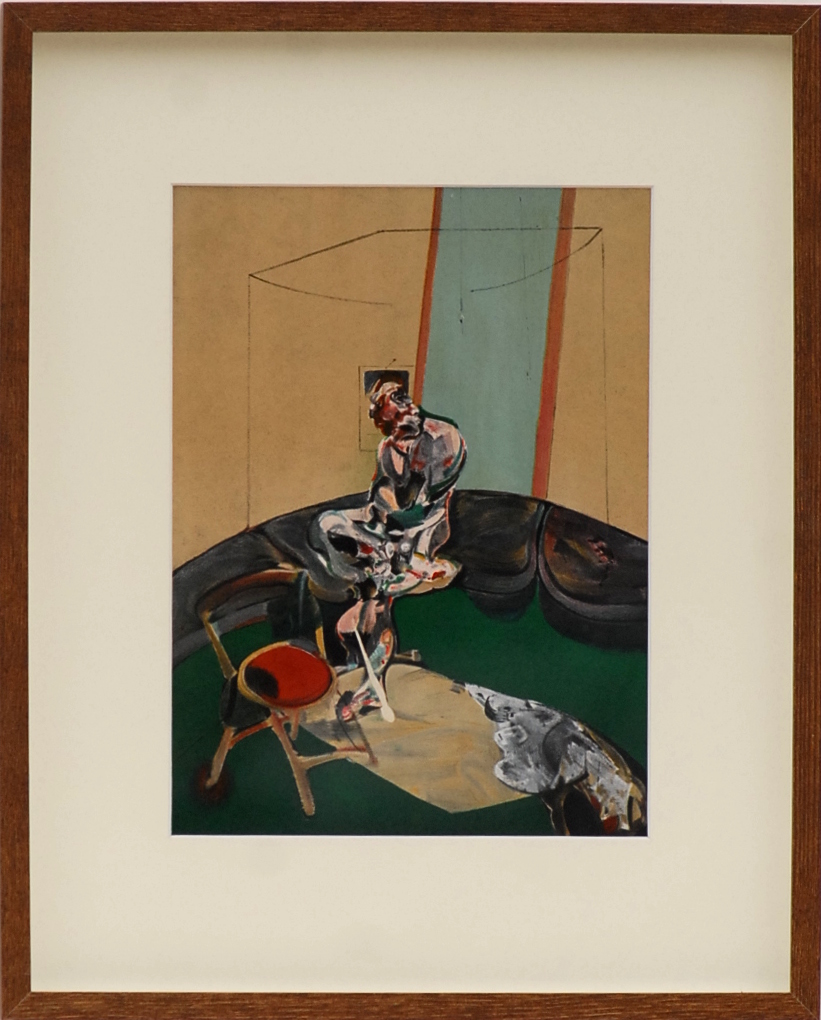 FRANCIS BACON 'George Dyer Staring at Blind Cord', lithograph, 1966, printed by Maeght, 33cm x 25cm,