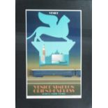 FIX MASSEAU 'Venice Simplon Orient Express', lithograph, signed, dated 85 and numbered 219/300,