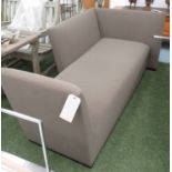 DONGIA SOFA/DAY BED, of asymmetric form, 212cm L x 78cm H x 102cm.