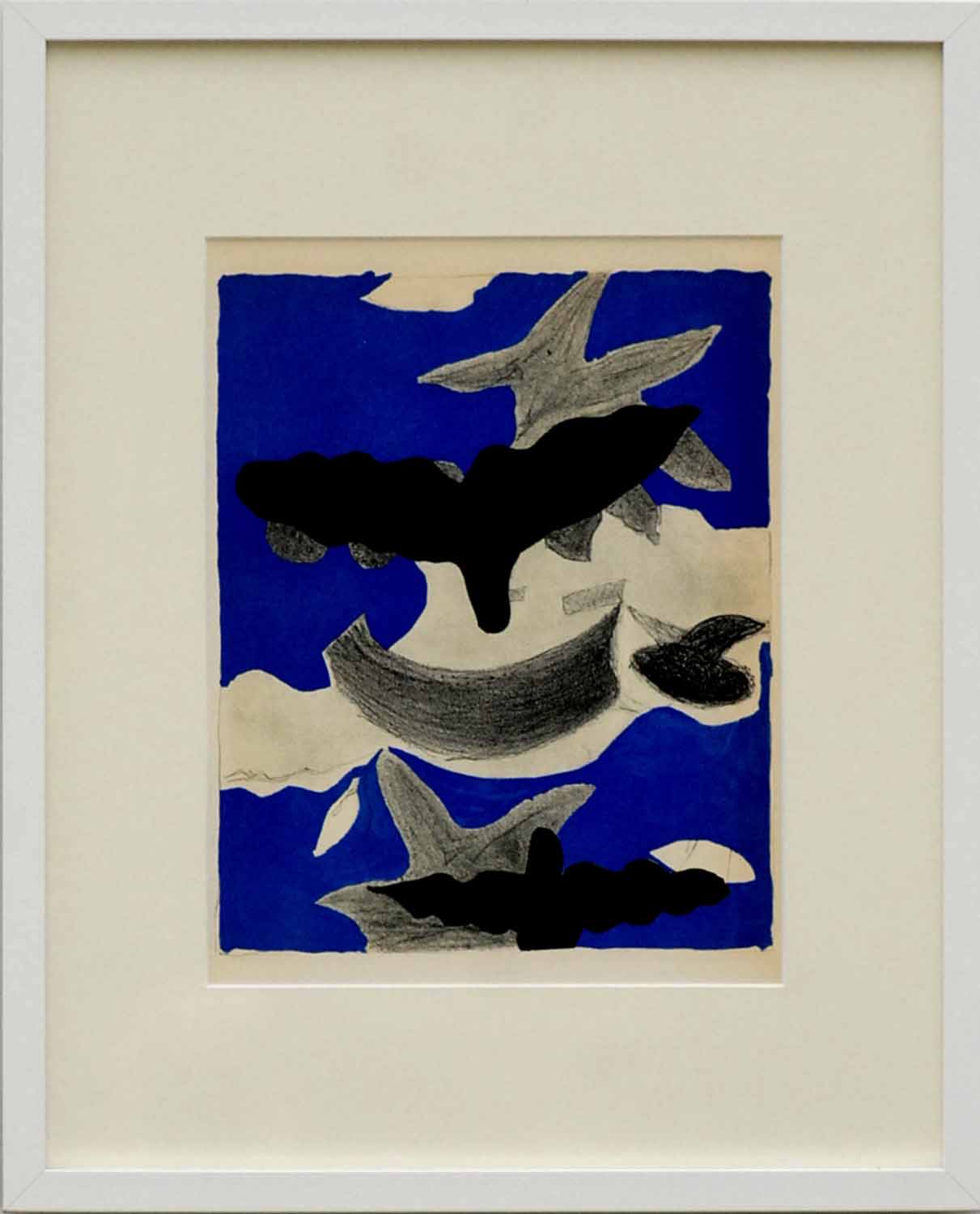 GEORGES BRAQUE 'Birds I & II', pair of lithographs, suite: 'Carnets Intimes', 1955,