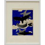 GEORGES BRAQUE 'Birds I & II', pair of lithographs, suite: 'Carnets Intimes', 1955,