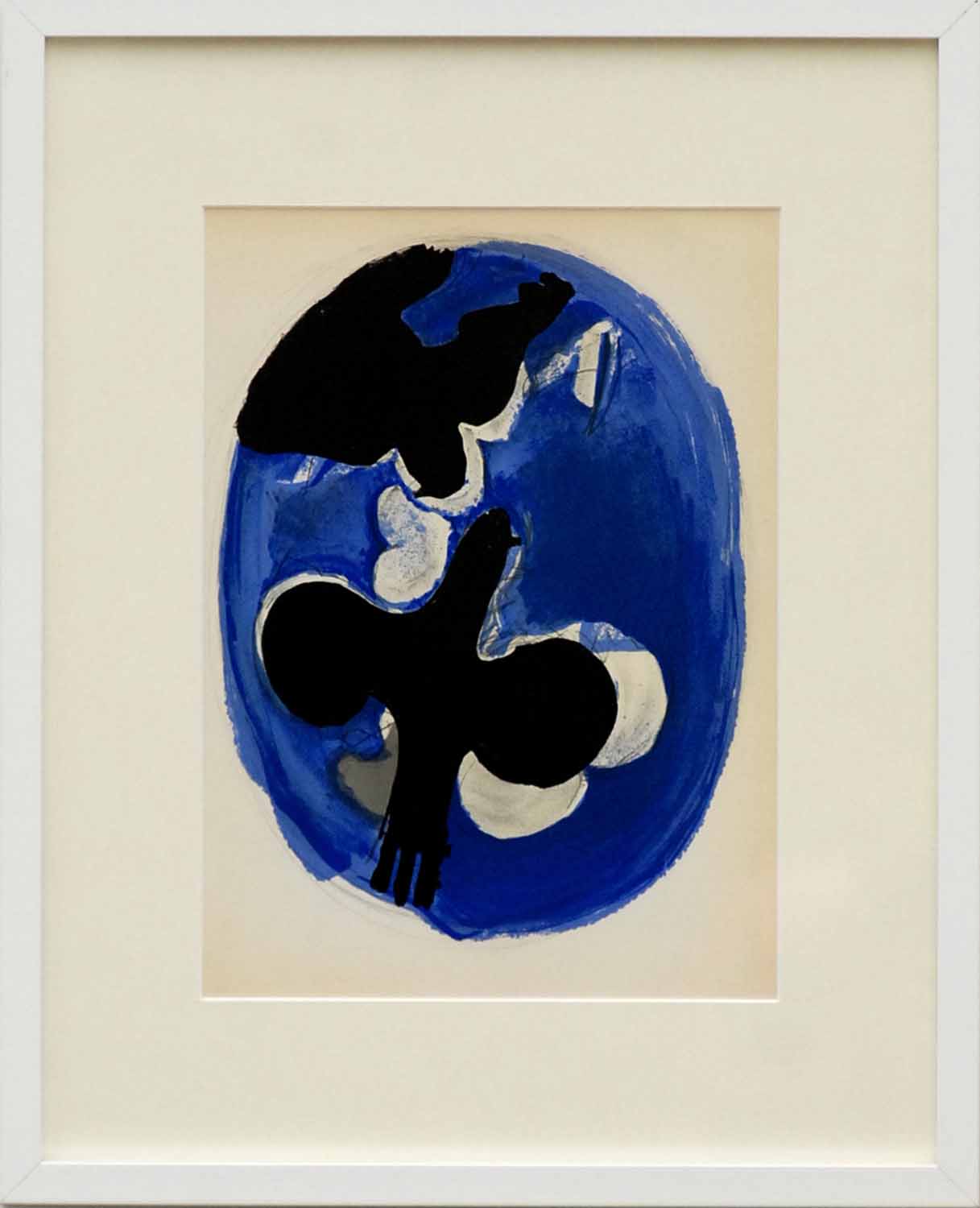 GEORGES BRAQUE 'Birds I & II', pair of lithographs, suite: 'Carnets Intimes', 1955, - Image 2 of 2