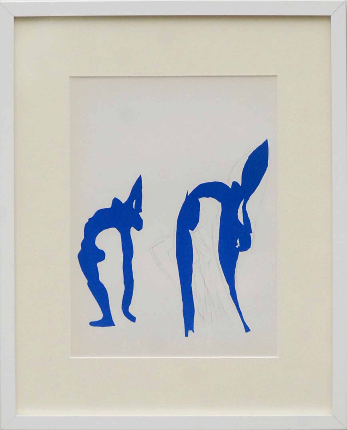 HENRI MATISSE 'Nu Bleu V' and 'Acrobates', pair of original lithographs, - Image 2 of 2