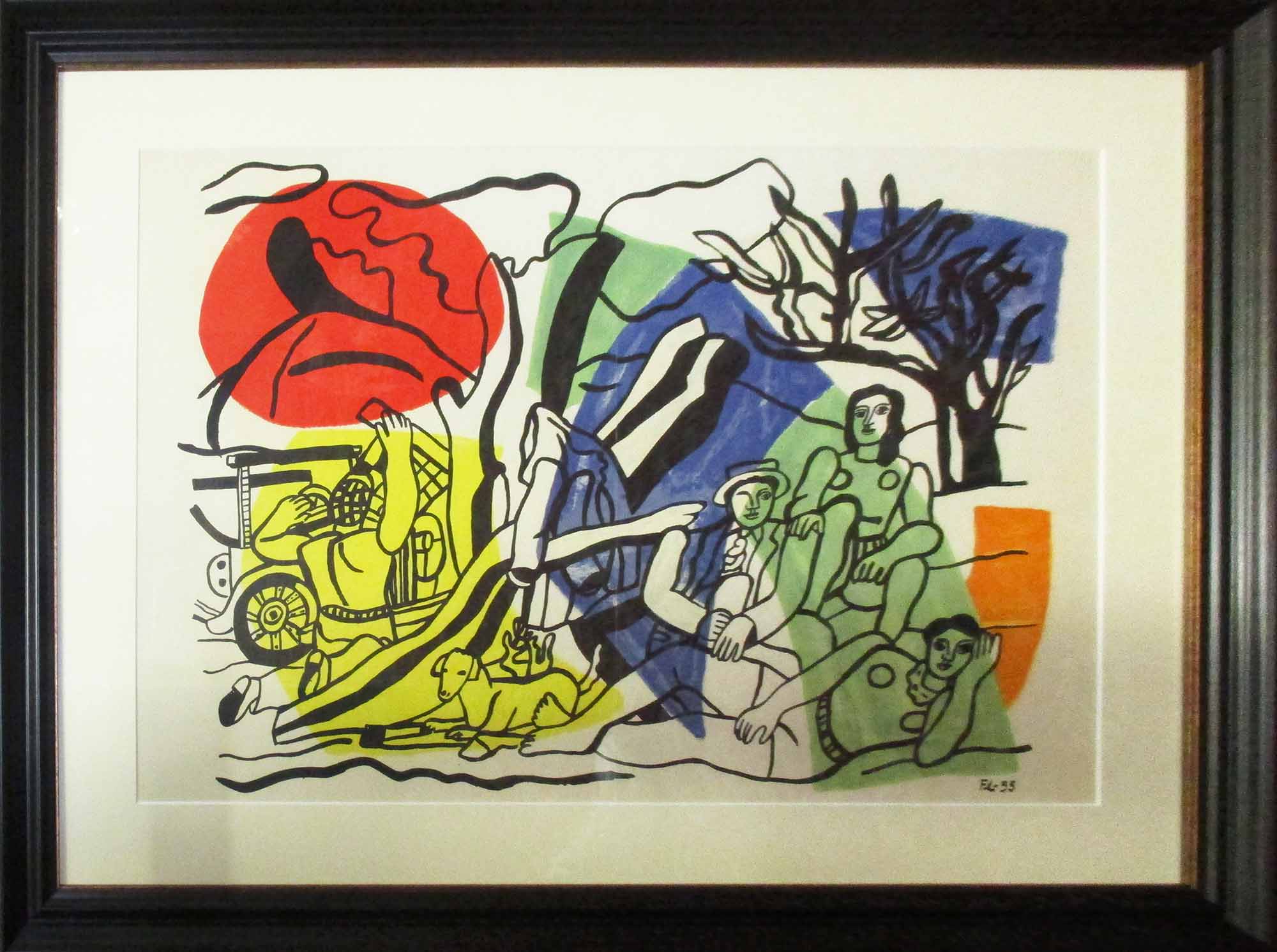 FERNAND LEGER 'Partie de campagne', lithograph, DLM no.