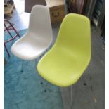 VITRA EAMES DSK CHAIRS, a set of eight,