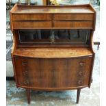 BOWFRONT SIDE CABINET,