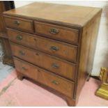 CHEST, George II walnut,