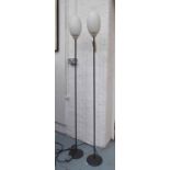 FLOS BRERA FLOOR LAMPS, a pair, by Achille and Piero Castiglioni, 137cm H.