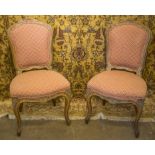 SIDE CHAIRS, a pair,