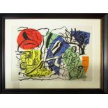 FERNAND LEGER 'Partie de campagne', lithograph, DLM no.