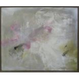 NIGEL KINGSTON 'Abstract', mixed media on canvas, 150cm x 120cm, with floating frame.