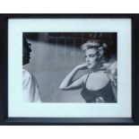 'ARTHUR MILLER AND MARILYN MONROE', photoprint, from Trowbridge Gallery, 28cm x 50cm,