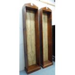 BOOKCASES, a pair,