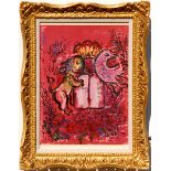 MARC CHAGALL 'Tablets', 1962, original lithograph, printed by Mourlot, 32cm x 25cm,