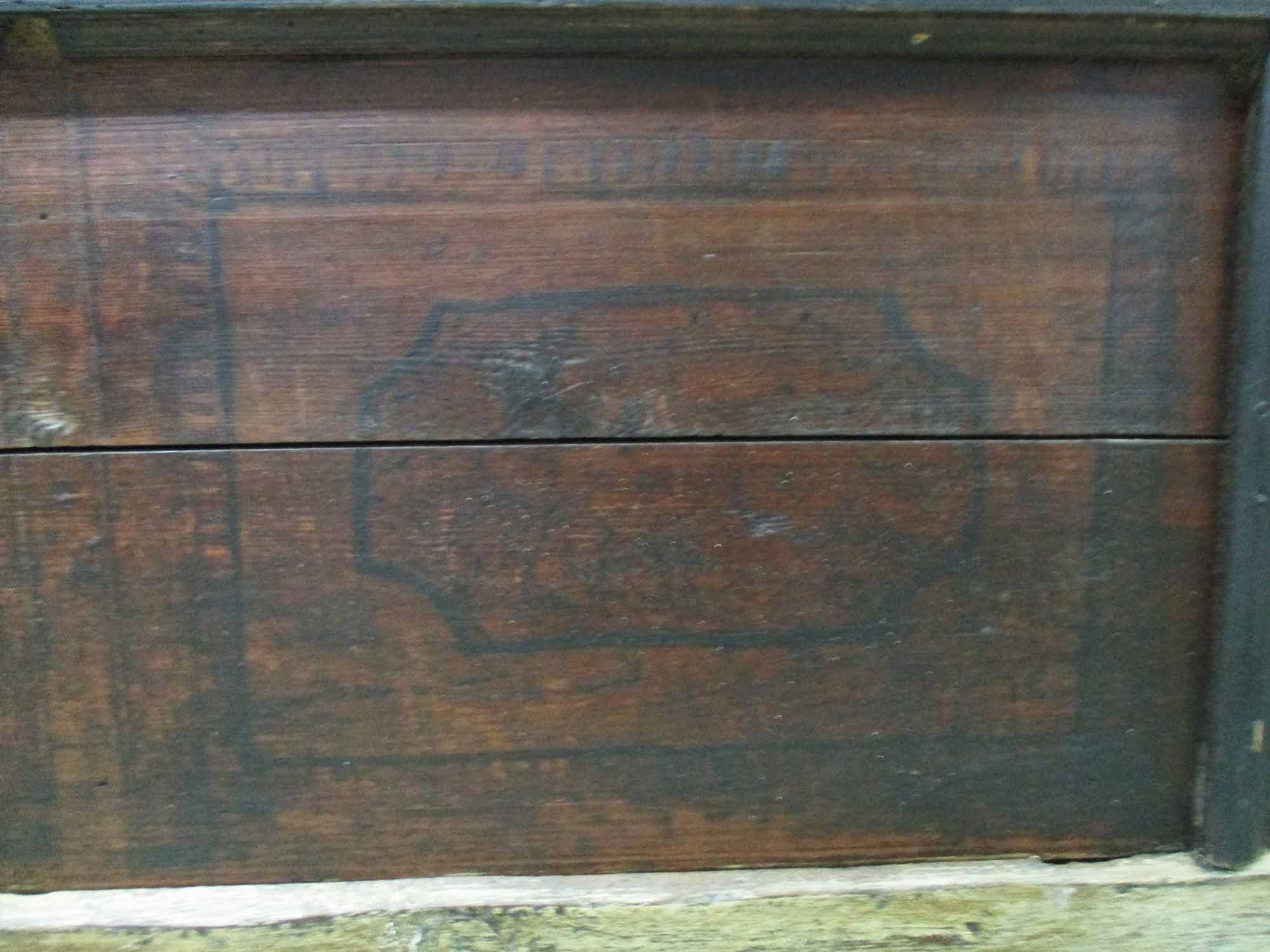 TRUNK, 18th century and later, continental pine, - Image 3 of 5