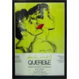 ANDY WARHOL 'Querelle', German film poster, printed by Franz Froeb, Hamburg, 100cm x 70cm,