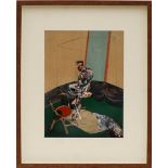 FRANCIS BACON 'George Dyer Staring at Blind Cord', lithograph, 1966, printed by Maeght, 33cm x 25cm,