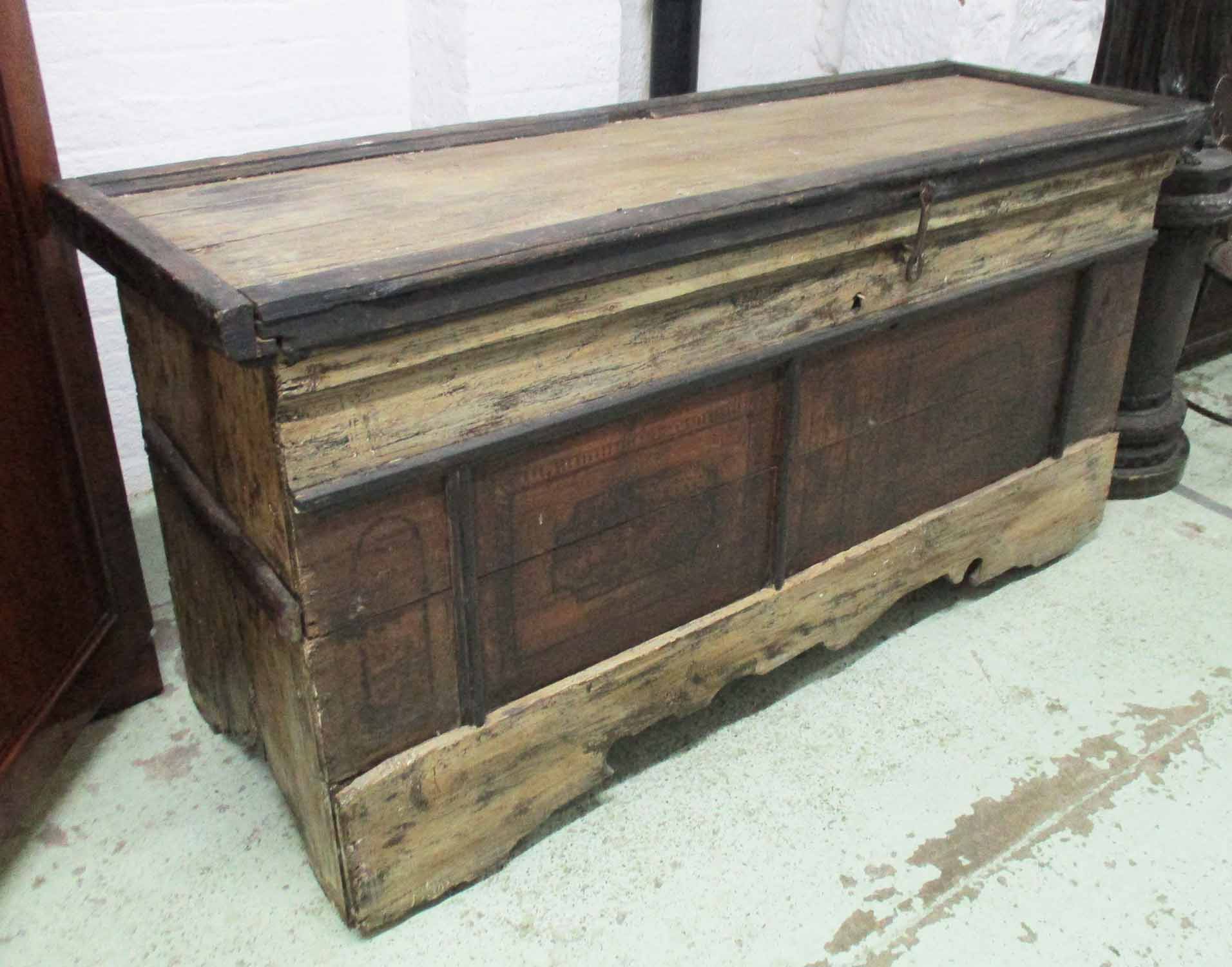 TRUNK, 18th century and later, continental pine,