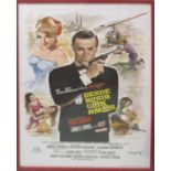 UNITED ARTISTS 'From Russia with Love', 1974, Spanish film poster, 101cm x 69cm, framed and glazed.