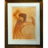 MARK SPAIN 'Flamenco dancer', watercolour, signed lower right, 68cm x 48cm, framed and glazed.