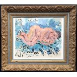 RAOUL DUFY 'Nude', lithograph 1969, numbered edition 1000, Pierre Levy Edition, 45cm x 53cm,