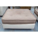 LIGNE ROSET OTTOMAN, in cream.