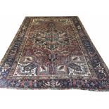 ANTIQUE HERIZ SERAPI DESIGN CARPET, 338cm x 238cm,