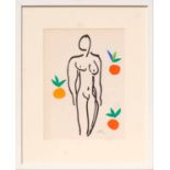 HENRI MATISSE 'Nude with Oranges', 1954 Edition, original lithograph after Matisse's Cut-Outs,