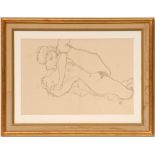 EGON SCHIELE 'Reclining Nude', 2007, lithograph, limited edition: 2000, 37cm x 55cm,