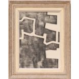 EDUARDO CHILLIDA, 1968, two lithographs after woodcuts, printed by Maeght, 33cm x 26cm each,