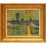 ANDRE DERAIN 'Westminster- London', lithograph, printed by Mourlot, 38cm x 48cm.