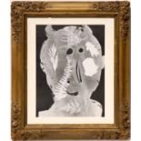 PABLO PICASSO 'Masque', 1962, collotype and pochoir, Diurnes Suite, limited edition, 1000,