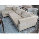 CORNER SOFA, contemporary in a grey finish, 290cm x 145cm.