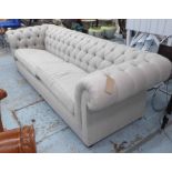 CHESTERFIELD SOFA, of large proportions, button back, 106cm D x 84cm H x 30cm L.