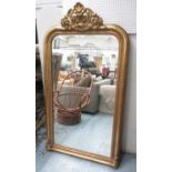 MIRROR, Louis XV style, bevelled in a gilded frame, 160cm x 90cm.