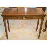 HALL TABLE, George III, mahogany, of rectangular adapted shallow proportions,